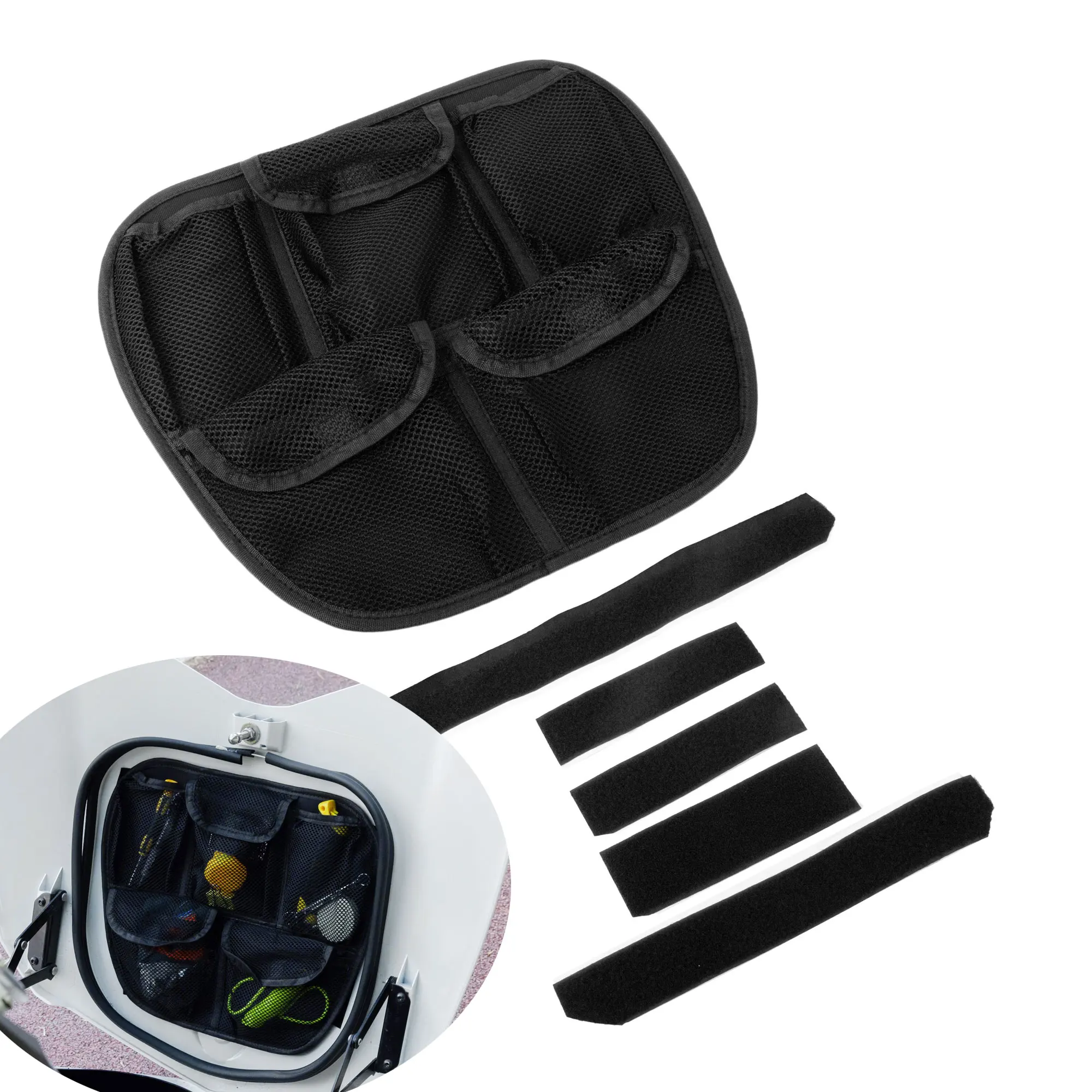 Motorcycle Universal Front Trunk Tool Storage Bag Black High Quality Nylon Multi Functional Pocket Bags for Can Am Spyder F3