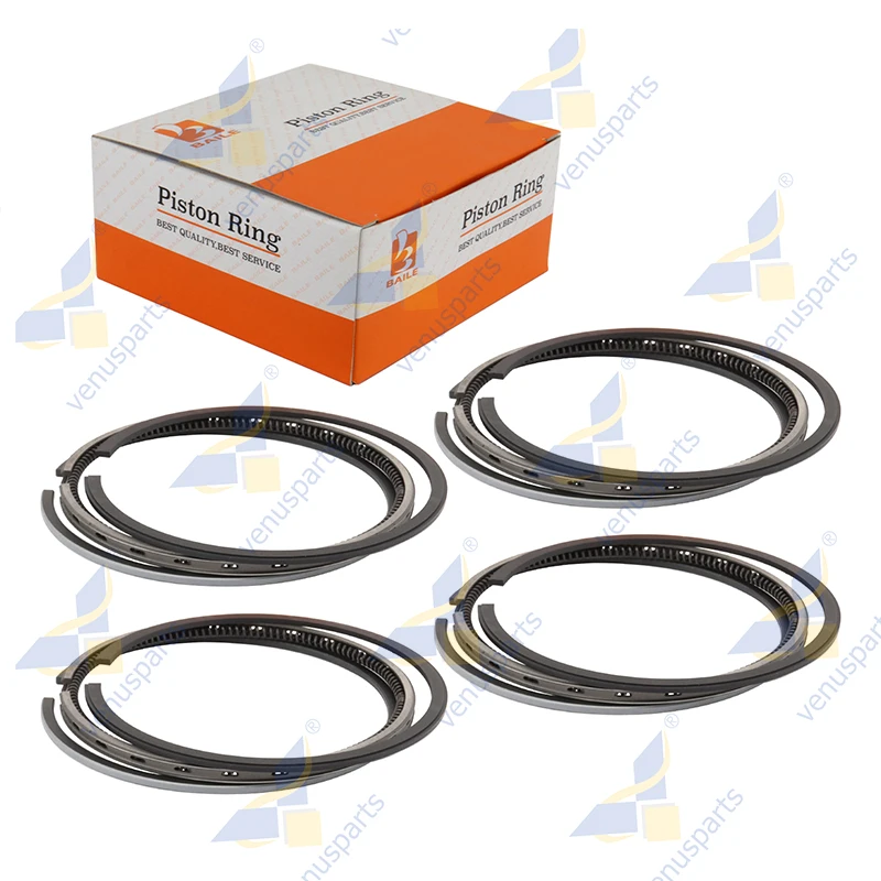 4TNV84 Piston Rings For Yanmar 4D84 4TNE84 84mm 4-Cylinders Diesel STD 84*2+2+4mm 129002-22500 Overhaul Rebuild Kit Repair Part