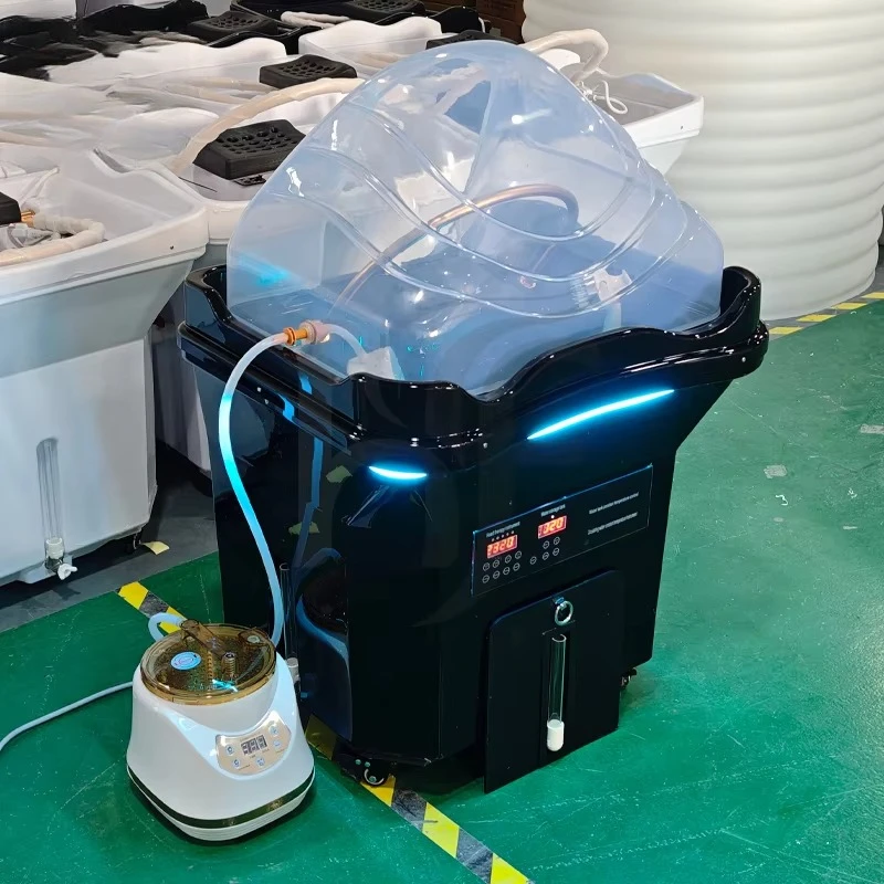 White /black Portable Japanese Head Spa 60L Tank Unit Non 17L Waste Water Tank  Plumbed (inc Steamer Steamer Hood )