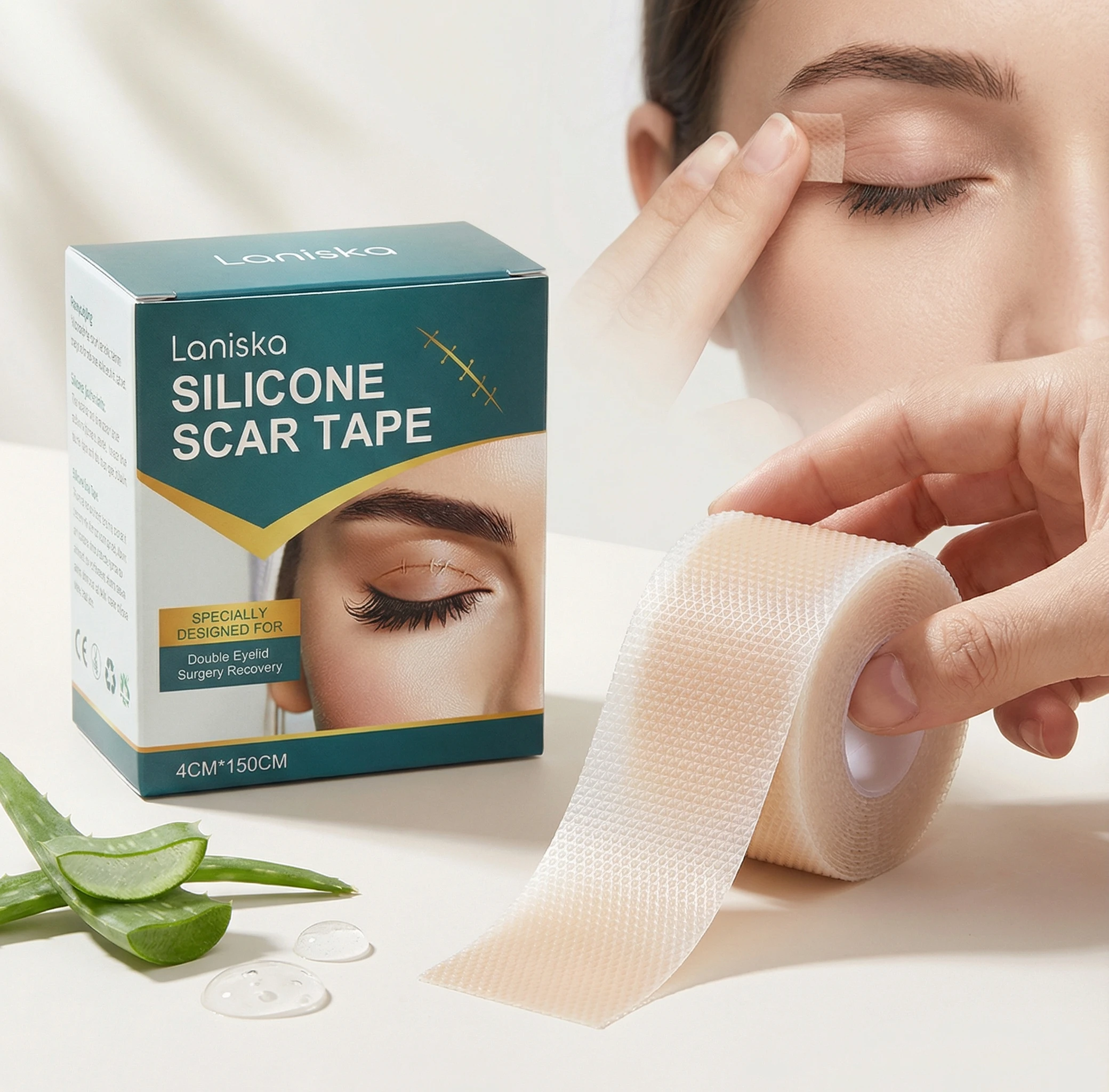 Silicone Gel Scar Sheet Waterproof Breathable Invisible Promote Skin Regenerate Treatment Acne Trauma Burn Scar Repair Tape Roll