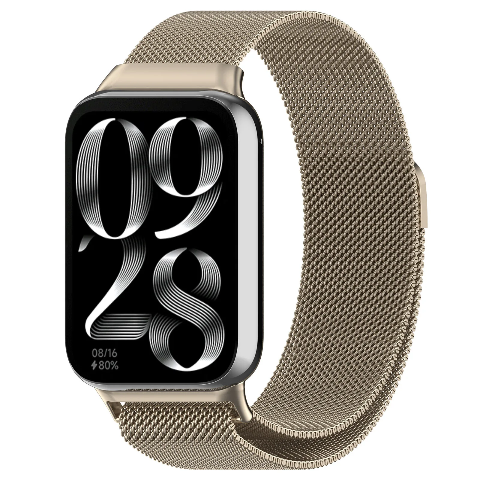 Magnetic Loop strap For Redmi Watch 4 5 6 Stainless Steel Metal Belt Correa Bracelet For Xiaomi mi band 8 9 10 Pro Wristband