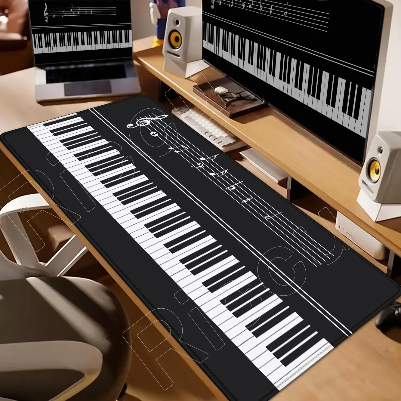 New Music Notes Piano Mouse Pad Tablet MousePad Laptop XXL Desktop Mausepad Cute HD Gaming PC Keyboard Pad Game Office Desk Mats