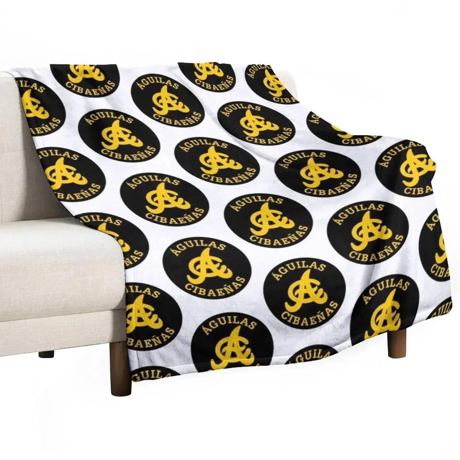 The Aguilas Cibae?as Icon Throw Blanket Plaid Decorative Throw Decorative Sofa Sofa Throw Decorative Sofas Custom Blankets