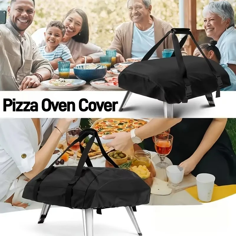 420D Oxford Cloth Pizza Oven Cover Waterproof Dustproof Weather Resistant Outdoor Protector for Portable Koda 12 16 Oven Covers