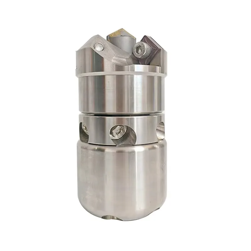 Rotating High Pressure Nozzle Stainless Steel Ceramic Tip Sewer Truck Cement Grease Hard Debris Pipe Dredging Cleaning Accessory