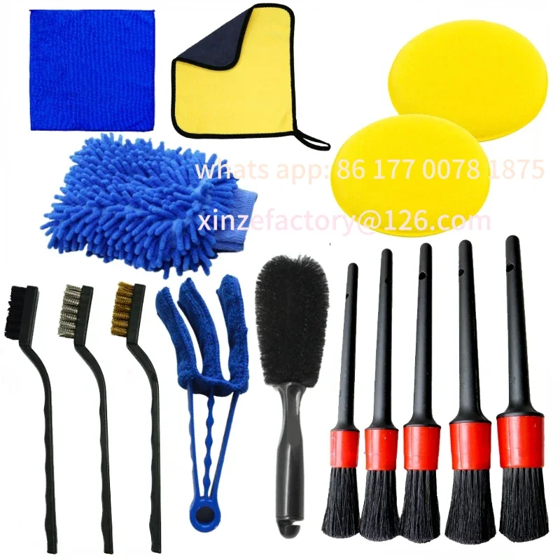 Customizable Car Detailing Brush Set The Ultimate Auto Cleaning Kit for Vents Gaps Maintenance Car Air Outlet Detail Clearance