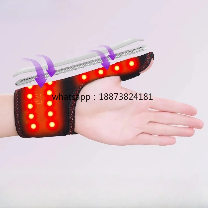 Heating Thumb Wrist Support Brace with Vibration Massager Electric Heated Finger Pad Thumb Stabilizer  fast shipping