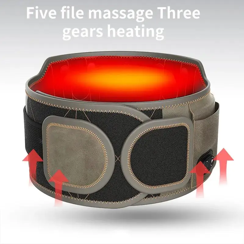 Cordless Graphene Heating Belt Massager Warm Belly Warmer Intelligent Vibration Hot Massage Warm Palace Belt