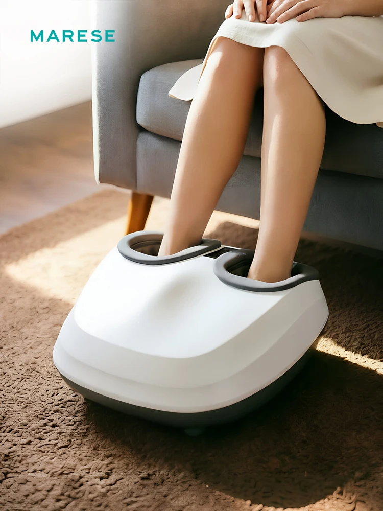 MARESE Electric Foot Massager Machine Kneading Shiatsu Air Pressure Vibration Massage With Heating Therapy Pain Relief K827
