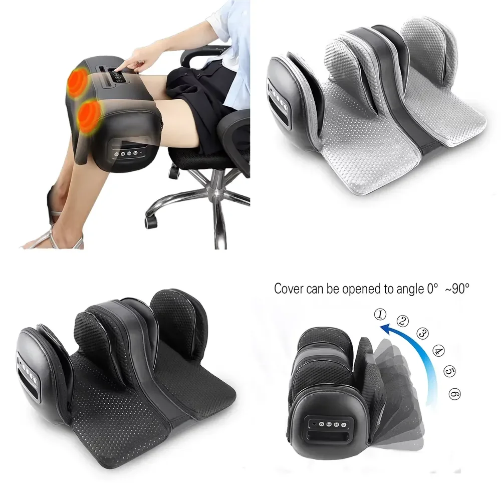 【CHIMU HOME】 EMOKA Cordless ABS Deep Heated Knee Massager Vibration Air Compression Physiotherapy CE Certified for