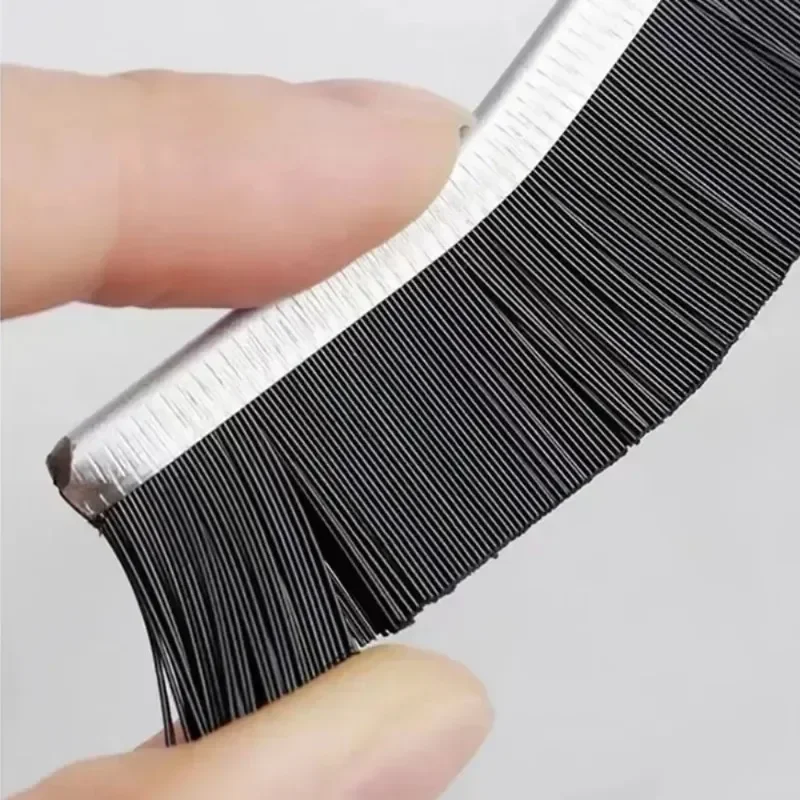 10pcs Bathroom Kitchen Gap Cleaning Brush Durable Grout Hard Bristle Long Handle Cleaner Brush for Tile Gaps Window Frames Door