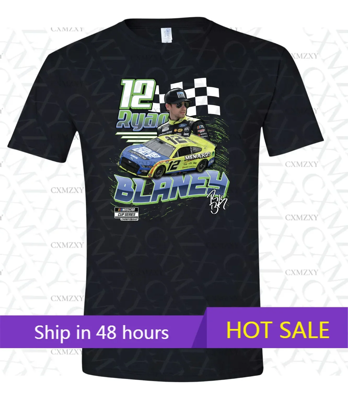 Ryan Blaney Nas.car Vintage Premium T-Shirt Black