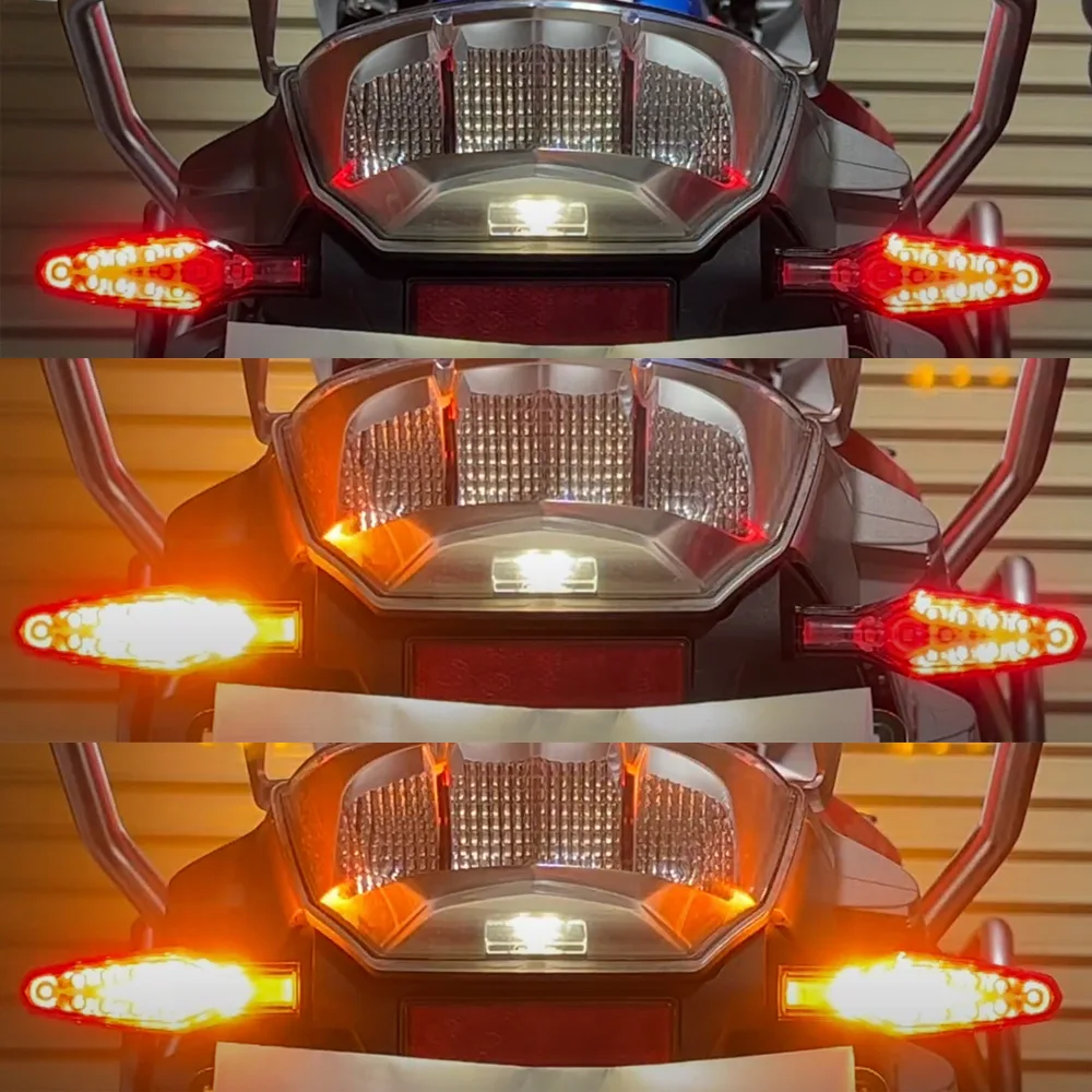 LED Turn Signal Rear Brake Tail Light Flashing Lamp For BMW R1250GS ADV M1000RR S1000RR S1000XR S1000R F900GS R1300GS Motorcycle