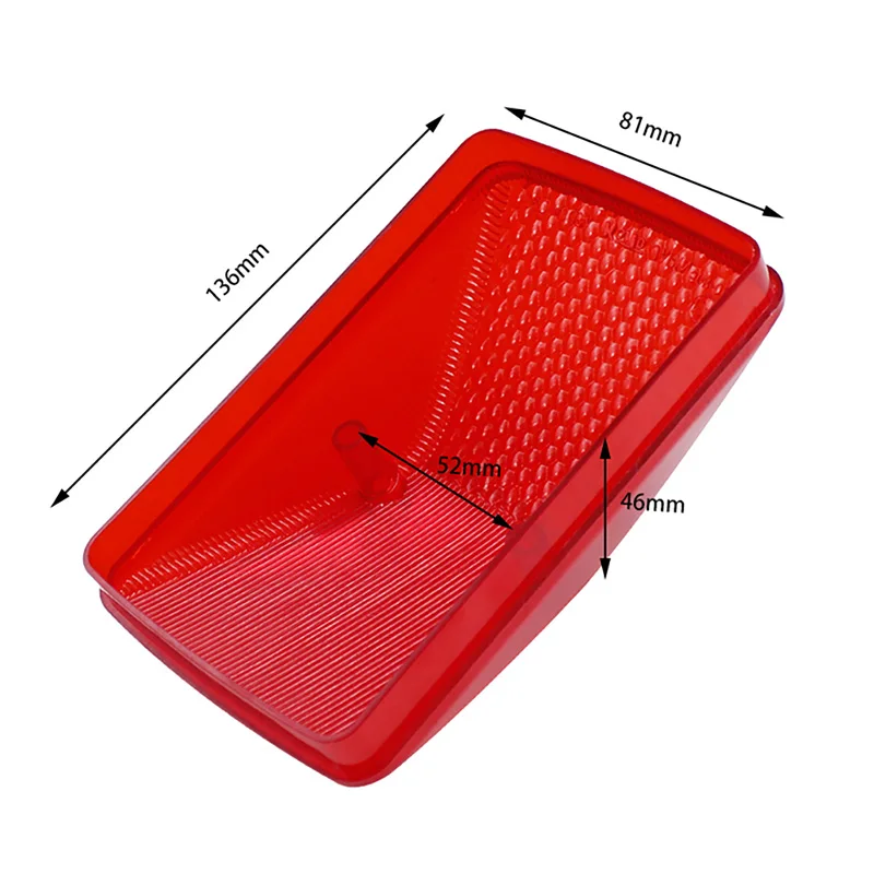 Tail Light Cover Rear Brake Light Tail Stop Lamp Case Cap Lens for Yamaha TTR 250 TTR250 Kawasaki KLX250 KLX KDX250 Honda XR250