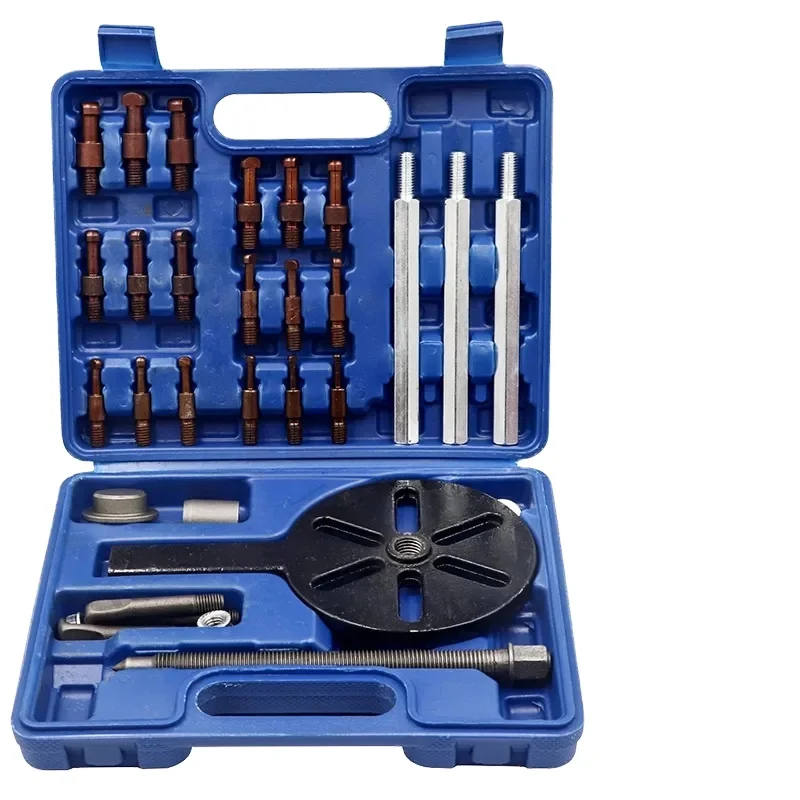Portable Car Repair Tool Kit Bearing Extractor 18 pcs Multifunctional Hub Bearing Puller Tool Set with Three Jaws