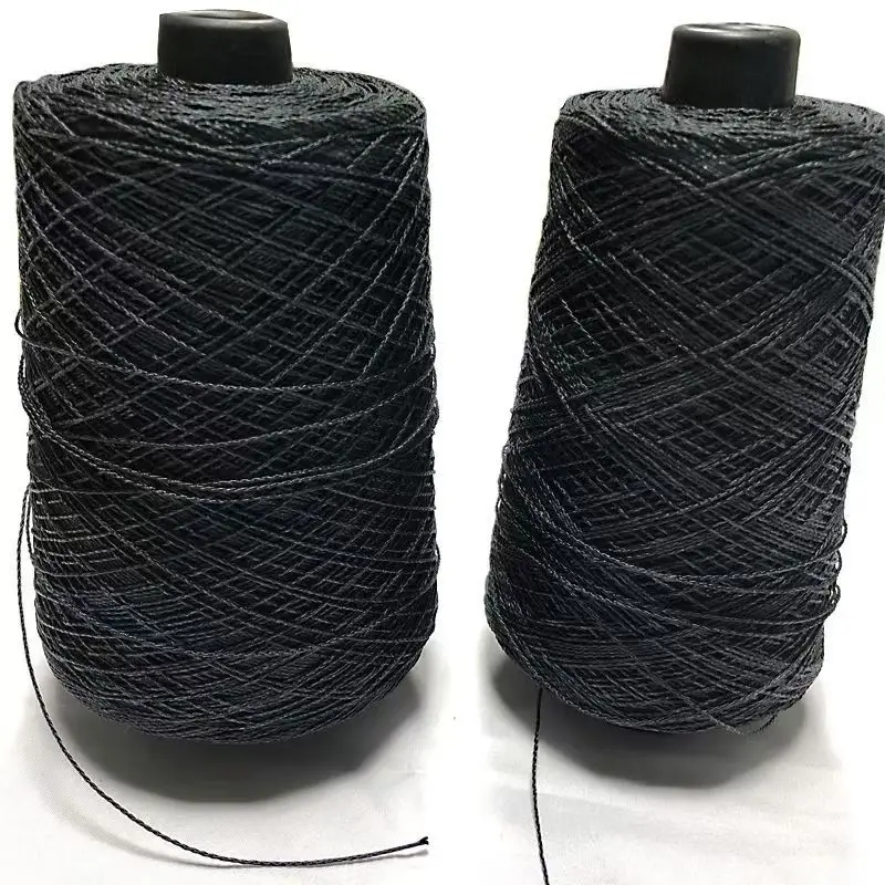 Black Kevlar Rope Wear-Resistant Braided 2mm DIY Aramid Fire-Proof Rope High Temperature Resistance 560 Degrees Aramid Cords