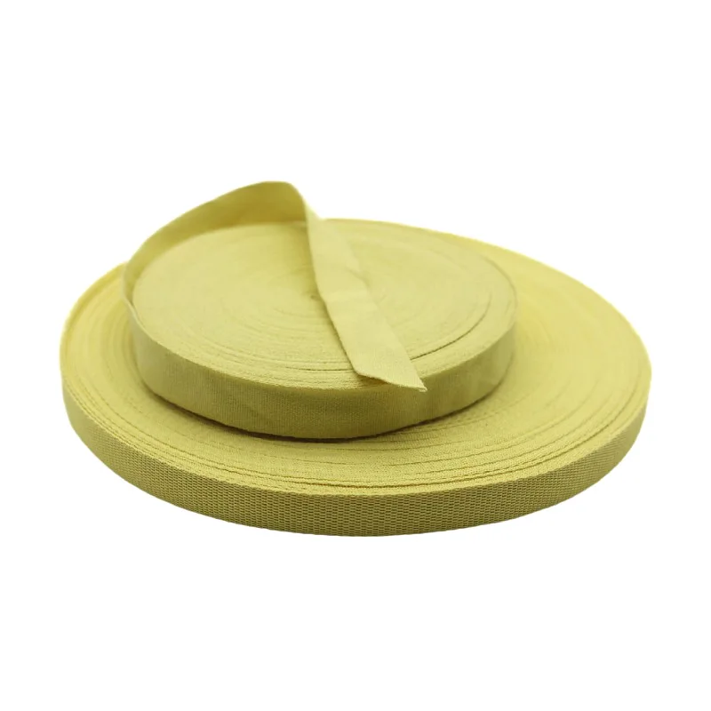 Kevlar high strength wear-resistant safety belt Bag strap 25mm*0.6mm fire retardant fireproof webbing industrial Aramid ribbon