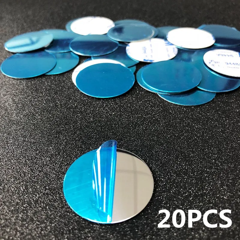 1/20PCS Universal Magnetic Metal Plate for Magnetic Phone Car Mount Holder Iron Sheet Sticker Disk for Magnet Tablet Mount Round
