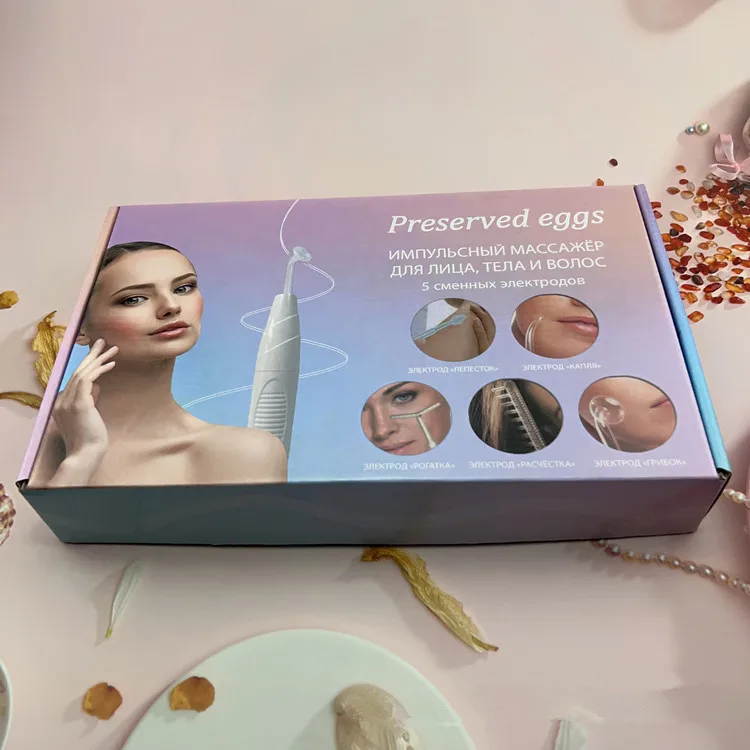 5 In 1 Darsonval High Frequency Facial Wand Handheld Skin Therapy Machine For Home
