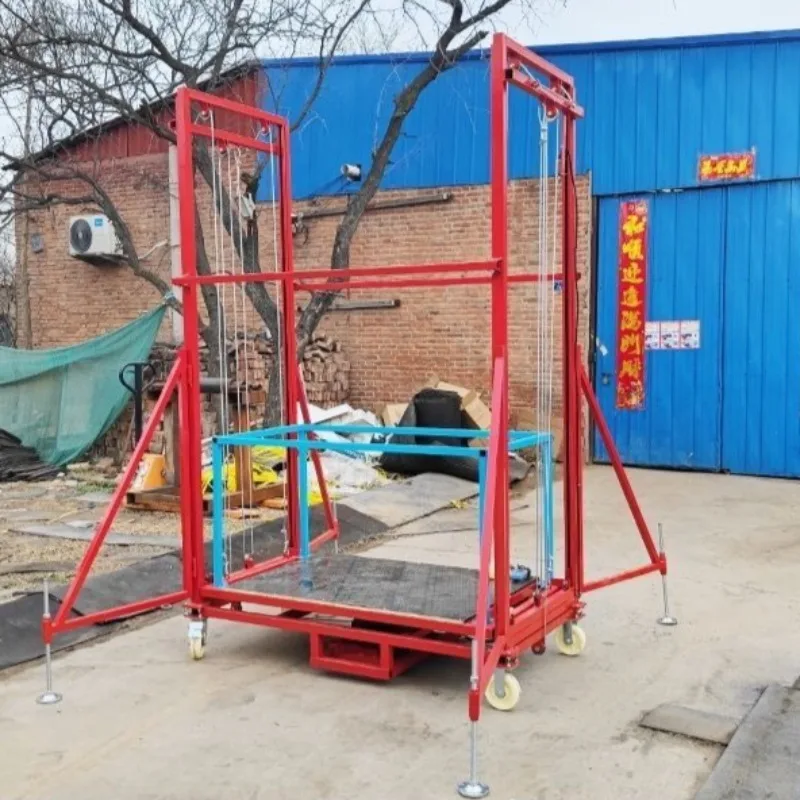 Electric Scaffold Mobile Foldable Remote Control Lift Platform Renovation Construction Machine Multifunctional Frame