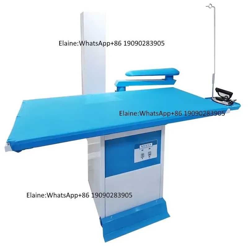 CP-B1 90 180cm Big Size Professional Industrial Clothes Vacuum Ironing Table with 750W Motor & Engine for Laundry