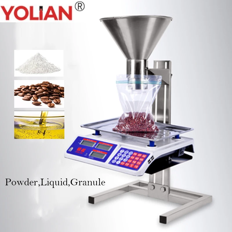 Manual Filling Machine Stainless Steel Large Diameter Feeding Hopper Packaging Vacuum Bag Oil  Sub-Packing  Funnel With Bracket