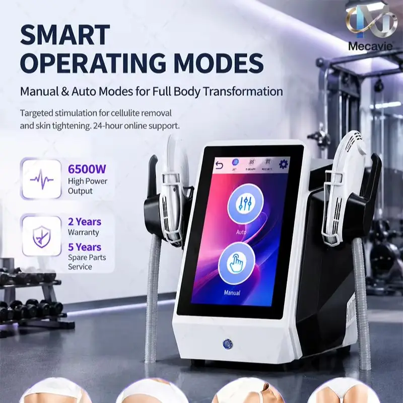 2026 New EMS Radio Frequency Muscle Stimulator 6500W High Intensity Body Shaping Machine Fat Loss Slimming Anti-Cellulite Skin T