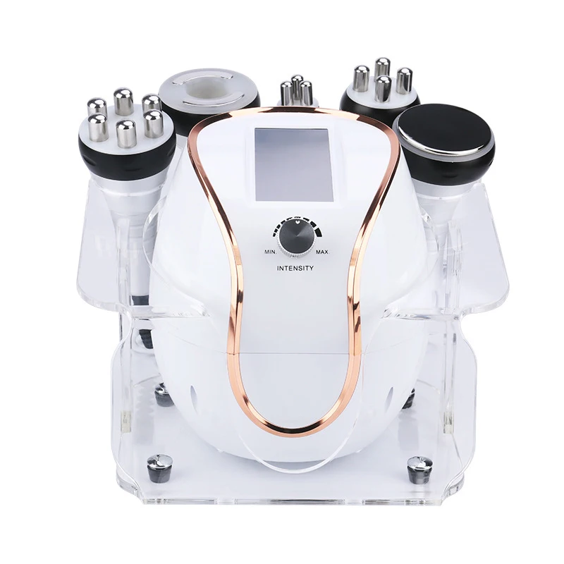 110V/220V Five-in-one Fat Burning Apparatus Desktop Ultrasonic Beauty Apparatus Facial Radiofrequency rf Lifting MachineFive-in-