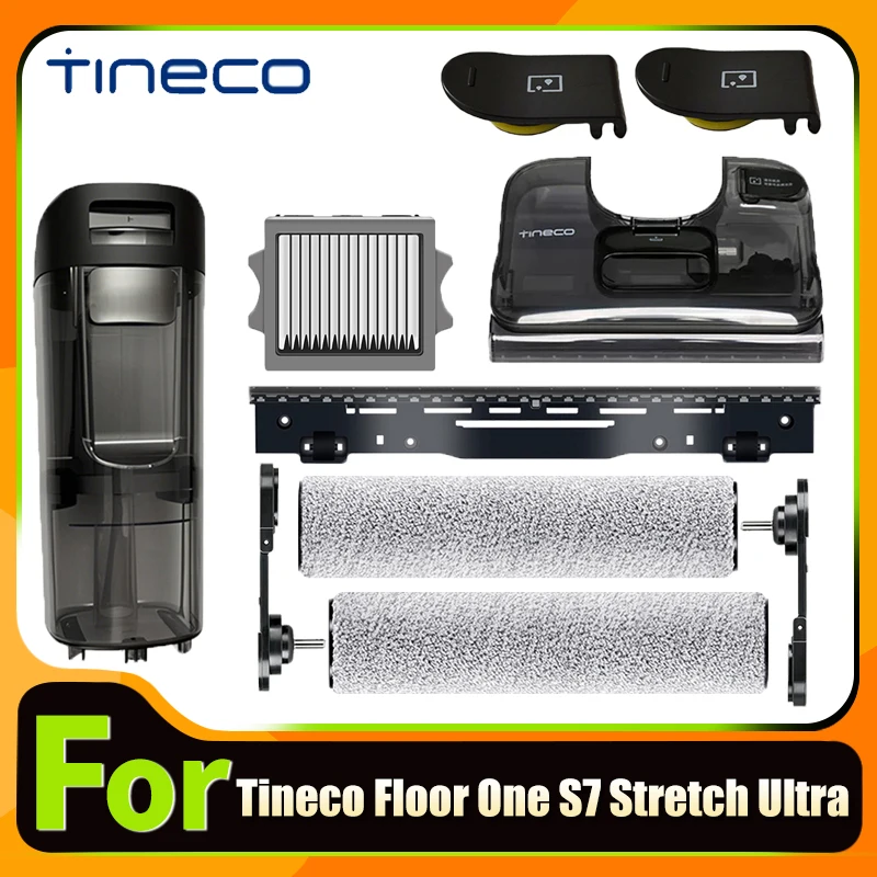 Original Accessories For Tineco Floor One S7 Stretch Ultra Vacuum Cleaner Brush Roller and Heap Filter Dirty Water Tank Parts