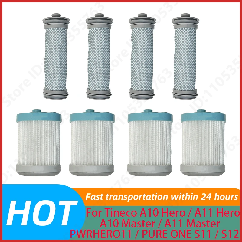 Replacement HEPA Filters For Tineco A10 Hero / A11 Hero / A10 Master / A11 Master, Tineco PWRHERO11 / PURE ONE S11 / S12 Series