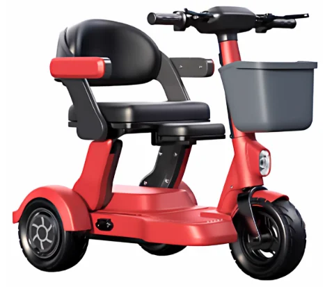 Compact Lightweight Mobility Scooter for Seniors Portable Foldable and Electric 3Wheeler for Home Use