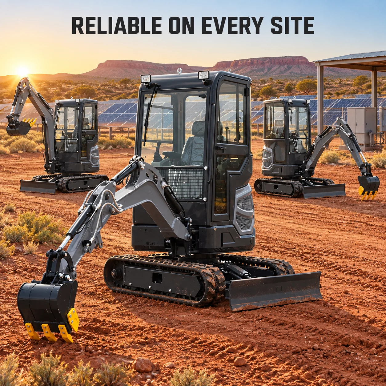 Max Digging Depth 2000mm 18U Mini Crawler Excavator 1.5Ton Hydraulic Small Digger Low Ground Pressure 30Kpa For Soft Ground