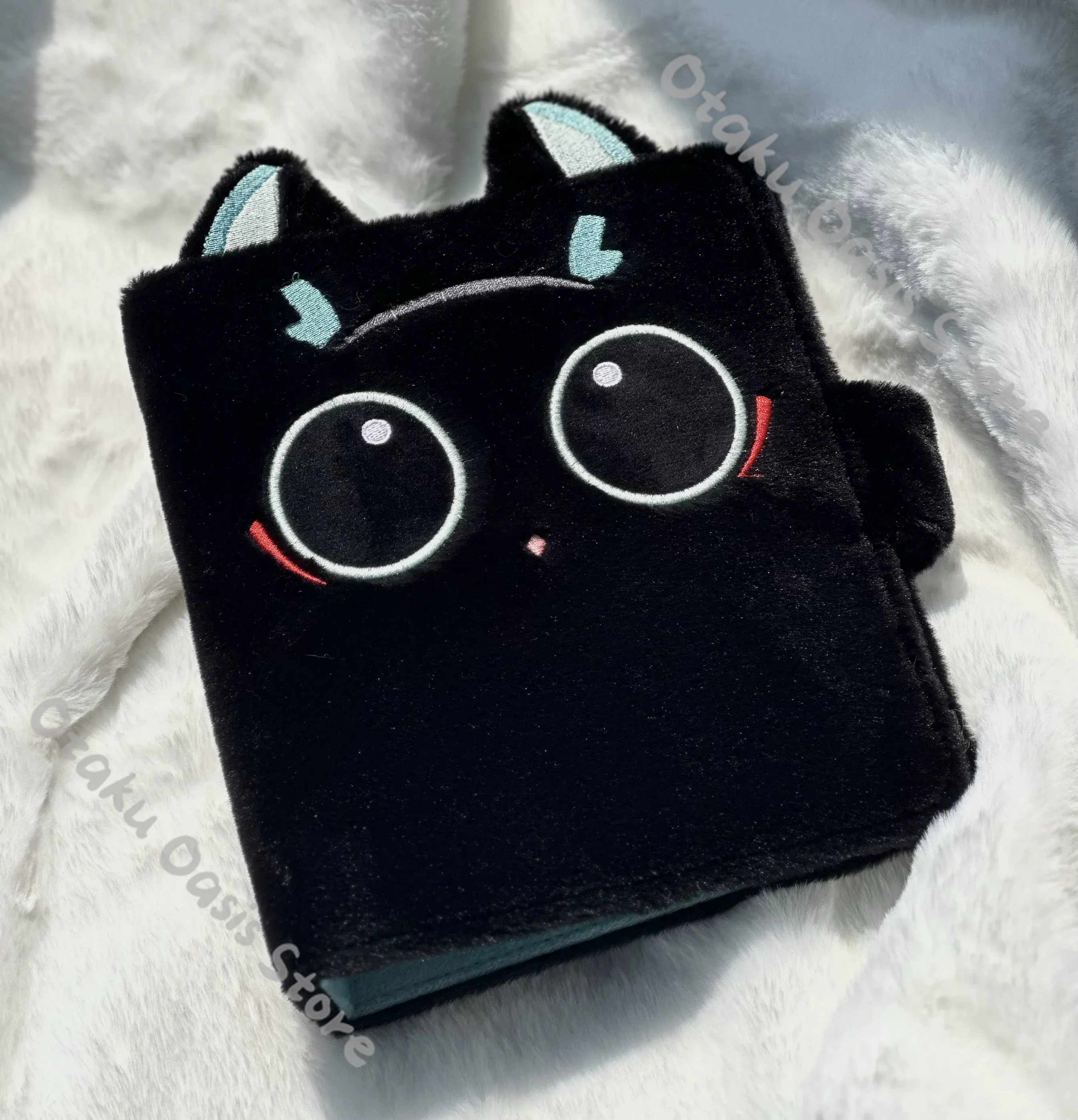 Honkai: Star Rail Dan Heng Plushie Imbibitor Lunae A6 Card Book Loose-leaf  Cover Fluffy Cosplay Ornaments Cards Binder