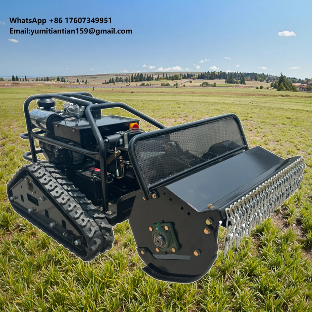 Direct Connect Diesel Tractor Intelligent Remote Control Automatic Crawler Design Straw Return Function Farm Machines Engine