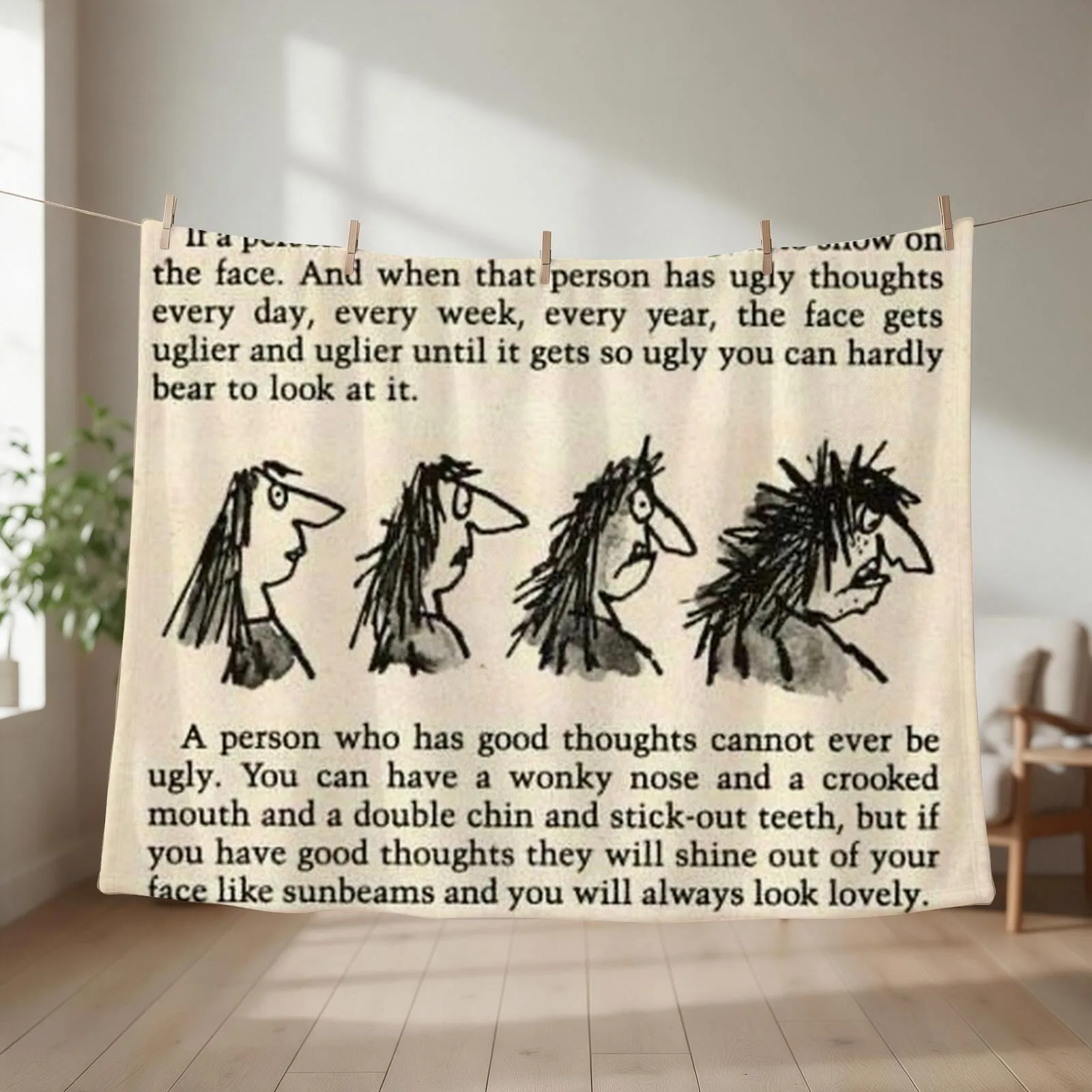 Roald Dahl the twits Throw Blanket Sofas Stuffeds Decorative Beds Designers Blankets