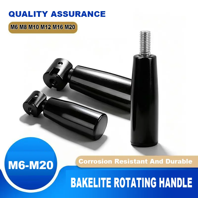 1-10Pcs M6 M8 M10 M12 M16 M20 Bakelite Revolving Handwheel Machine Handle Milling Machine Thumb Screw Handle Hand Wheel Screw