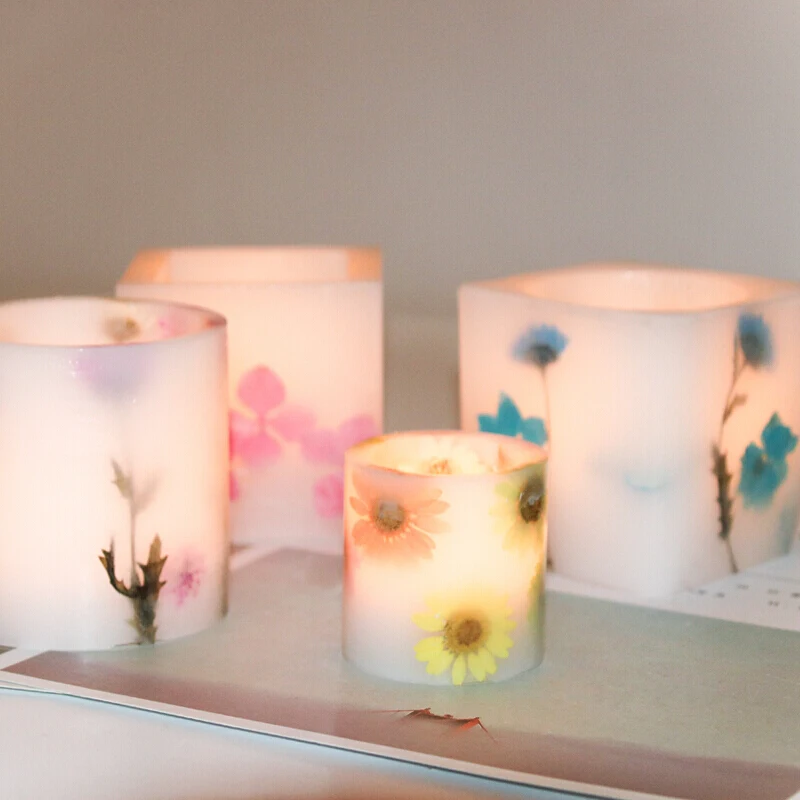 Windproof Wax Cup Acrylic Mold Hollow Tealight Holder Scented Candle Molds, DIY Candle Making Supplies, Tealight Burning Wax Cup