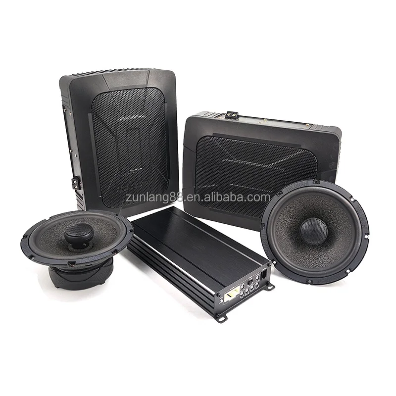 2026 Single Coil 6*9 Inch Slim Car Subwoofer Speakers with Amplifier 2.1 Channels Set for Ford Ranger Under Seat Subwoofer