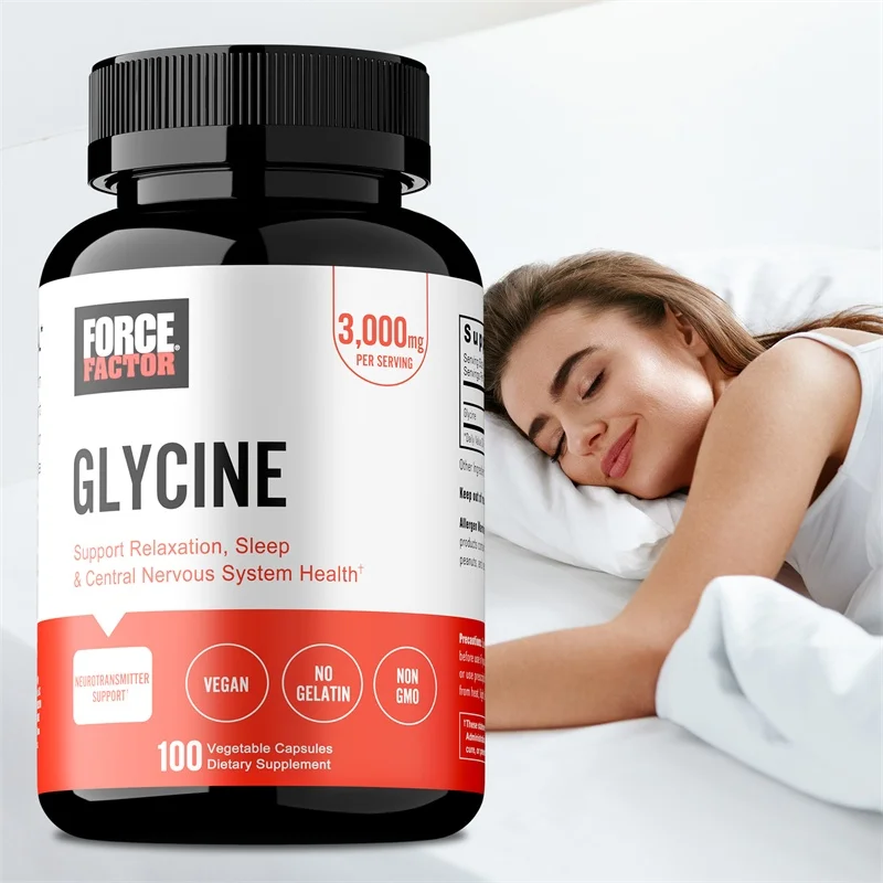 Glycine - Improve Sleep Quality, Enhance Cognitive Clarity, Boost Memory, and Relieve Stress