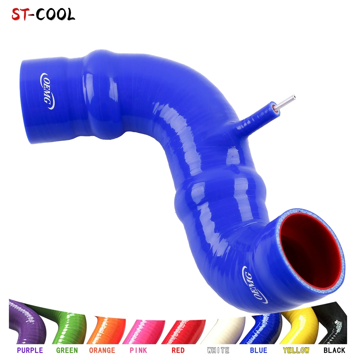 Inlet Tube For Saab 93 9-3 2004-2008 2005 2006 2007 Air Cleaner Filter Intake Hose Silicone Pipe 1Pc 11 Colors