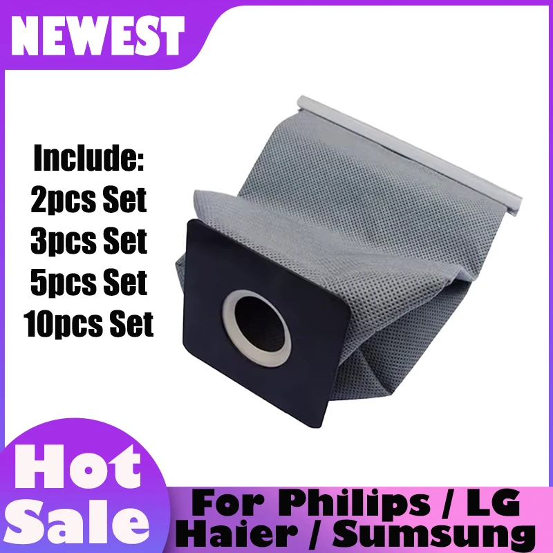 Washable Universal Vacuum Cleaner Cloth Dust Bag For Philips For LG For Haier For Samsung Vacuum Cleaner Bag Reusable 11x10cm
