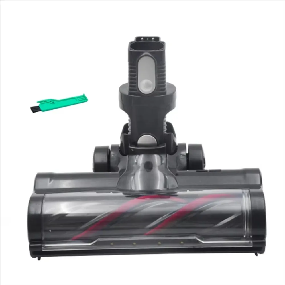 【BEST WISHES】For INSE N5/N5S N5T/S6 Moosoo/M8 PLUS Electric Floor Brush Vacuum Soft Roller Replacement Brush Head With LED Dust