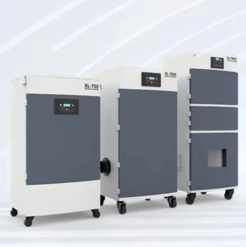 Upgraded With Backflush 3000pa High Negative Pressure Industry  Dust Collector for Cutting Machine  and Odor Removal