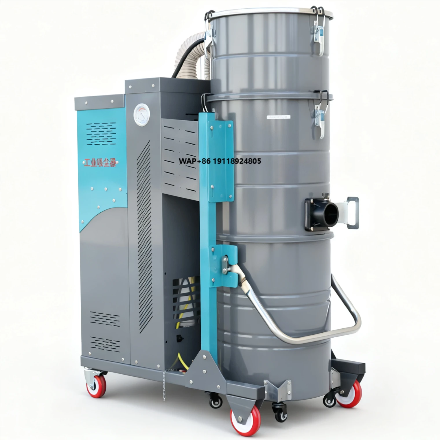 Electric Automatic Filter Cleaning Stainless Steel 3000W High Efficiency Pulse Industrial Vacuum Dust Collector