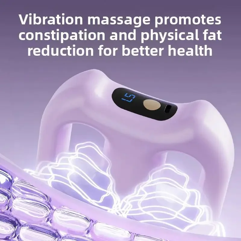 New Multi-Function Electric Fascia Ring Full-Body Vibration Massager Fitness Shaping Fat-Burning Equipment Deep Tissue Massage