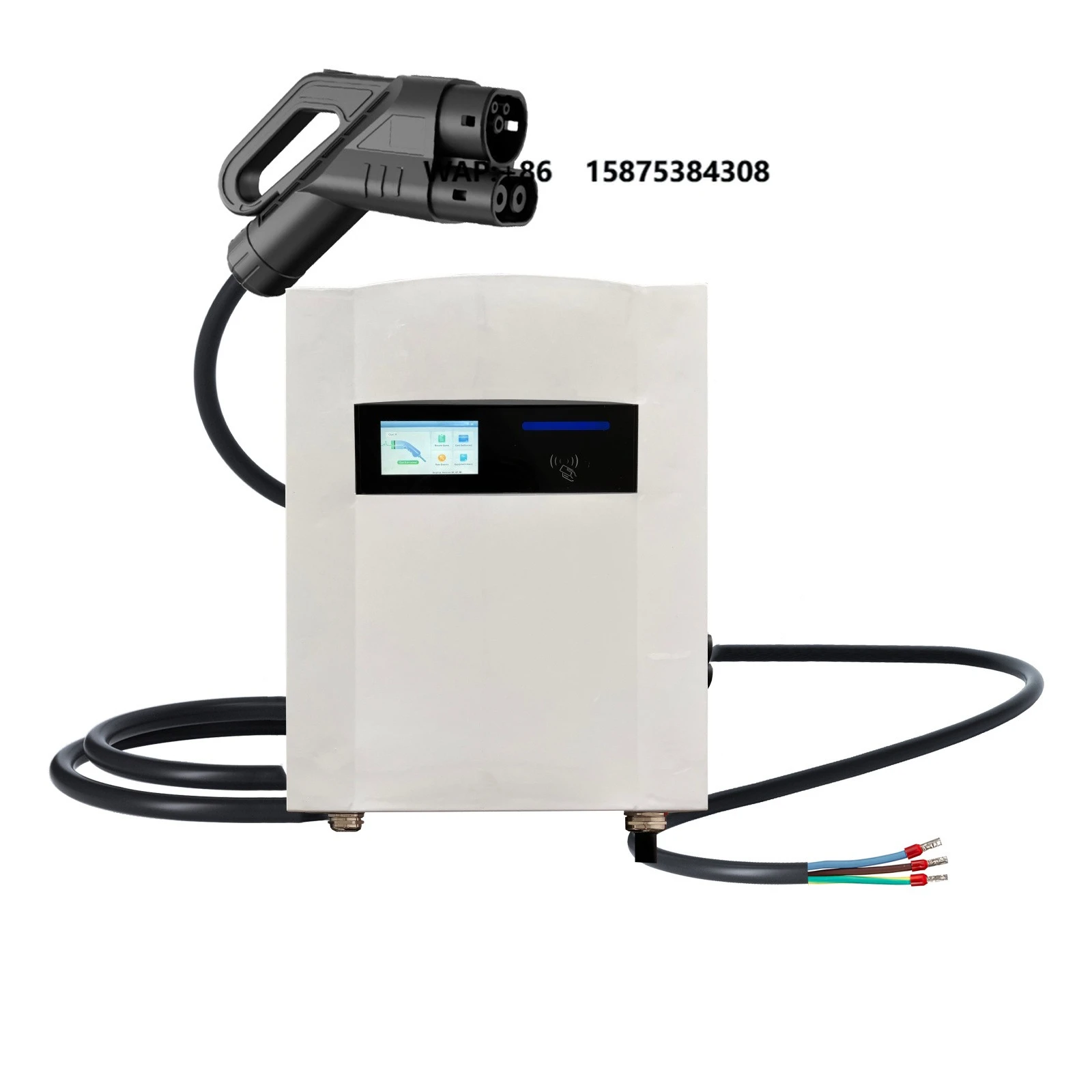 Tary New 30kW CCS Standard Wall-Mounted Electric Vehicle CCS2 DC Fast Charging Pile Input Voltage 380V CCS1 Charger GMC Chevrole