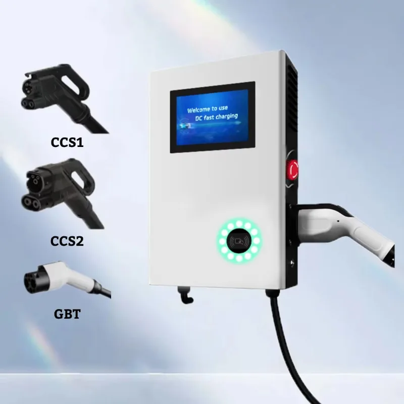 Wall-mounted 22kW Small Electric Vehicle Charging Station, Easy to Install and Use