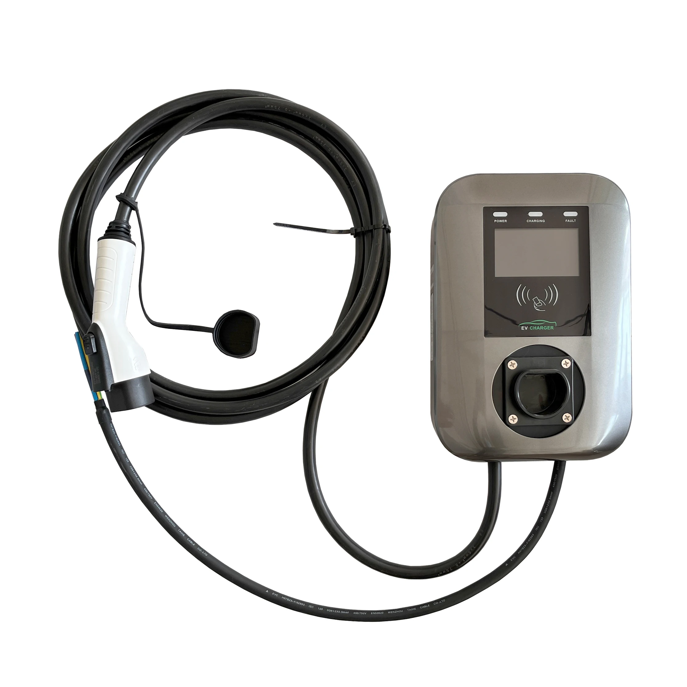 2026 New Design 32a 7kw/11kw/22kw Ev Charger Charging Station Wall-mounted Charging Stations