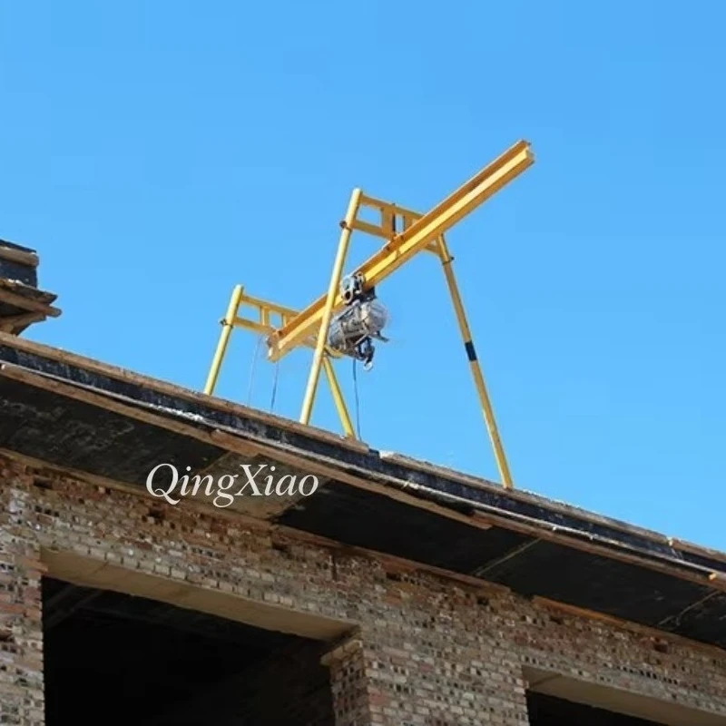 Four Column Small Portable Construction Crane New Practical Design Compact Assembly Structure Easy Movement And Installation