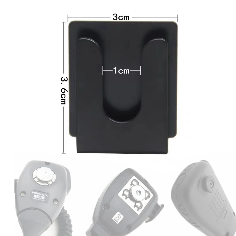Universal Microphone Holder Hand Hook Clip for Motorola Kenwood YEASU TYT Hytera BAOFENG Car Radio Walkie Talkie
